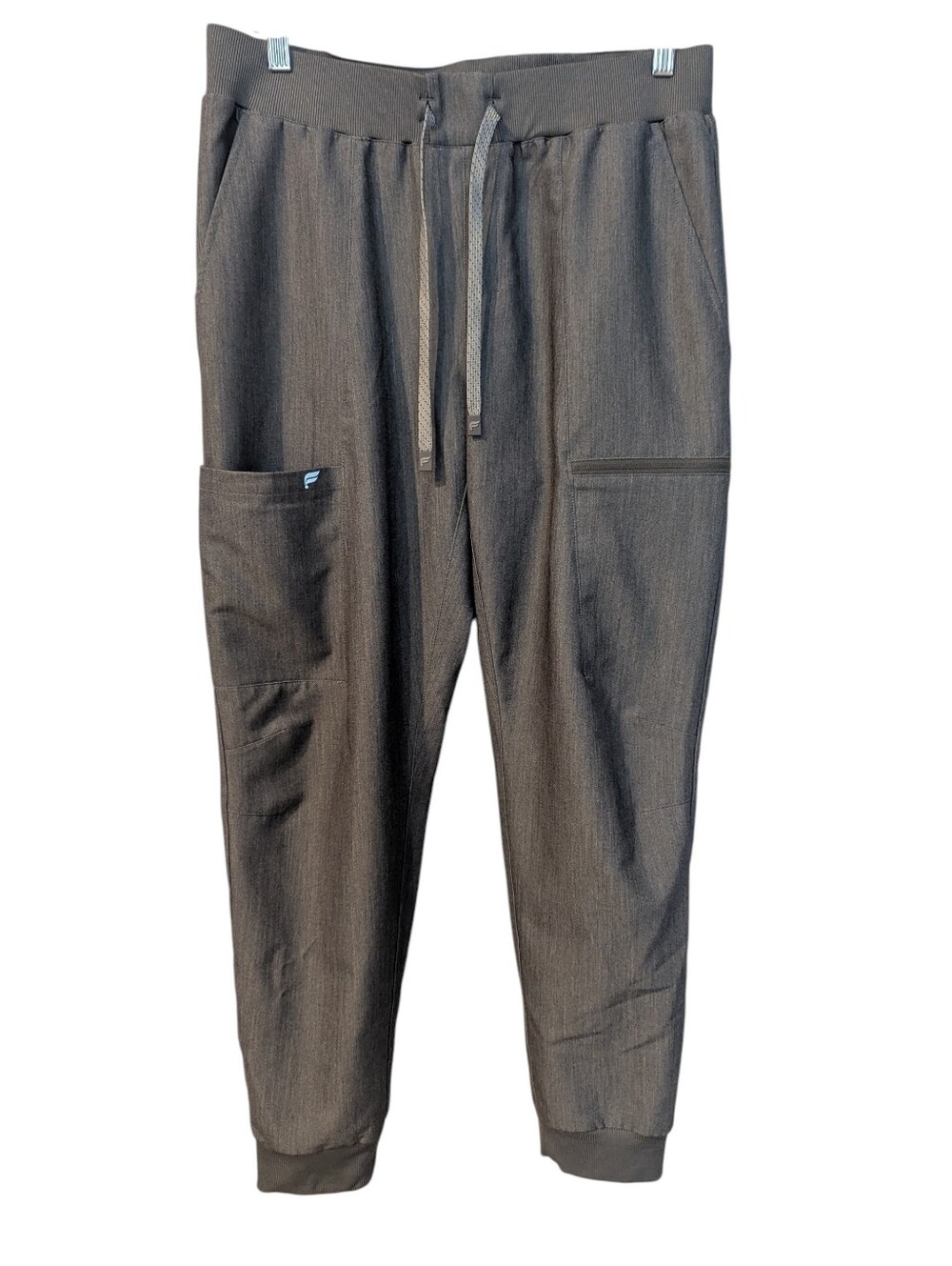 FABLETICS Women's Gray Drawstring Jogger Scrub Pants MS